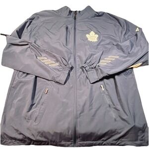 Fanatics Authentic Pro Men's Mock Neck Toronto Maple Leafs Windbreaker Sz XL NWT